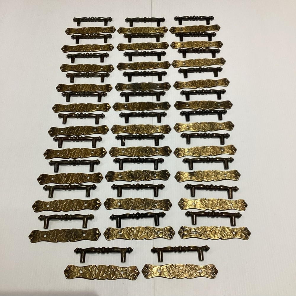 32 Piece 3” 1971 Amerock Drawer Cabinet Pulls Back Plates D219-425 VTG 176 A-1